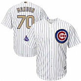 Chicago Cubs #70 Joe Maddon White World Series Champions Gold Program New Cool Base Stitched Jersey JiaSu,baseball caps,new era cap wholesale,wholesale hats